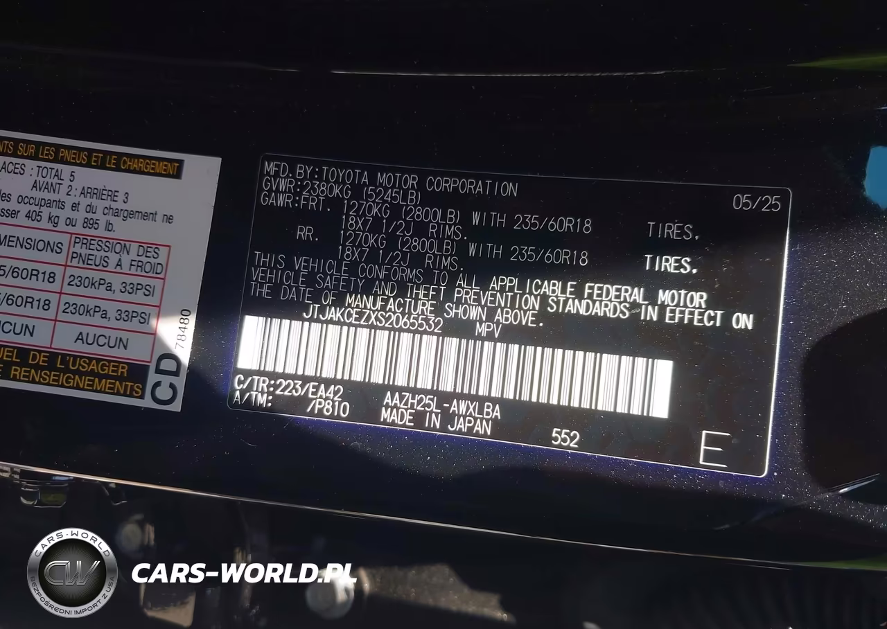 2025 Lexus Nx 350H VIN:JTJAKCEZXS2065532 - 9