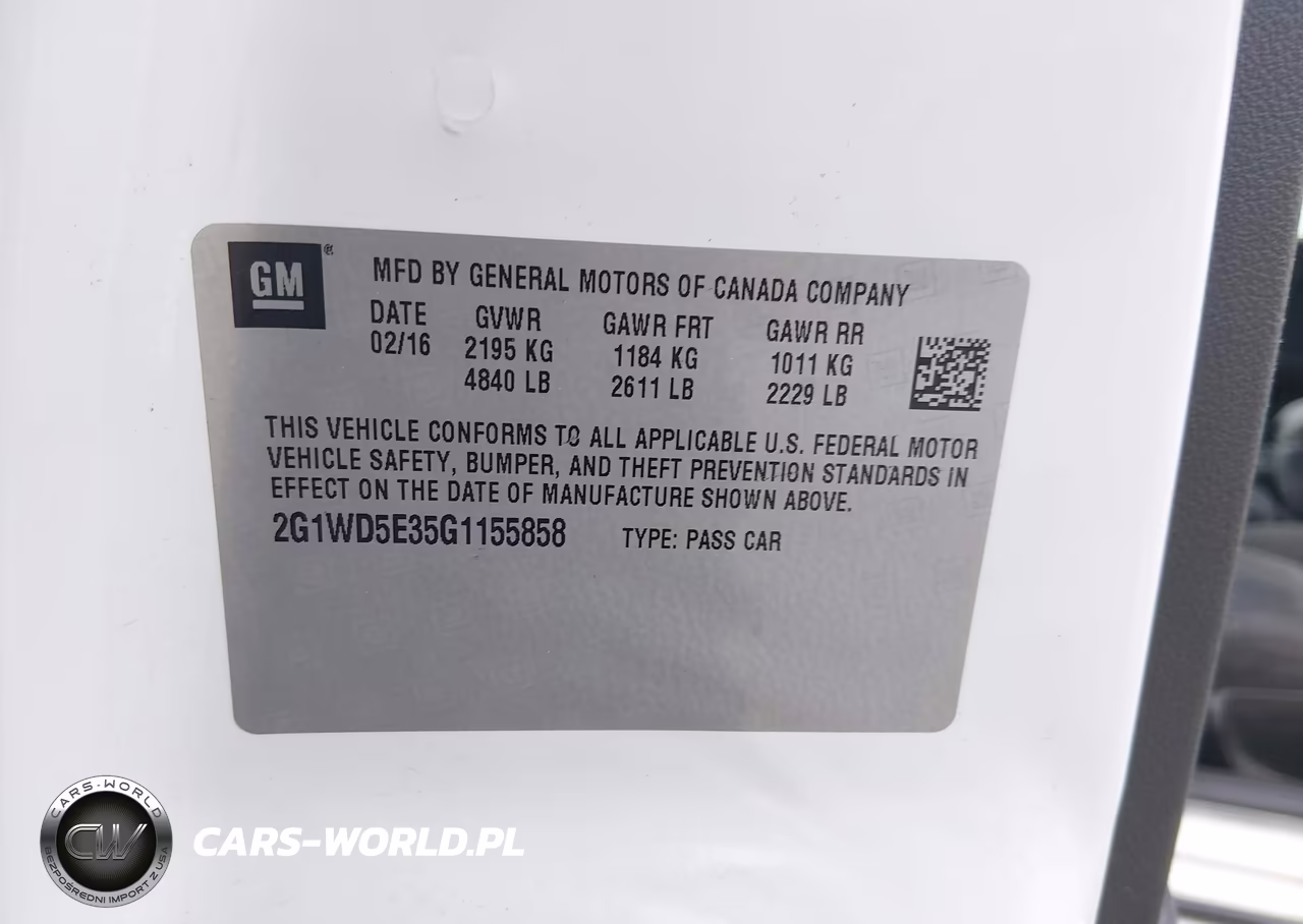 2016 Chevrolet Impala Limited Police VIN:2G1WD5E35G1155858 - 9