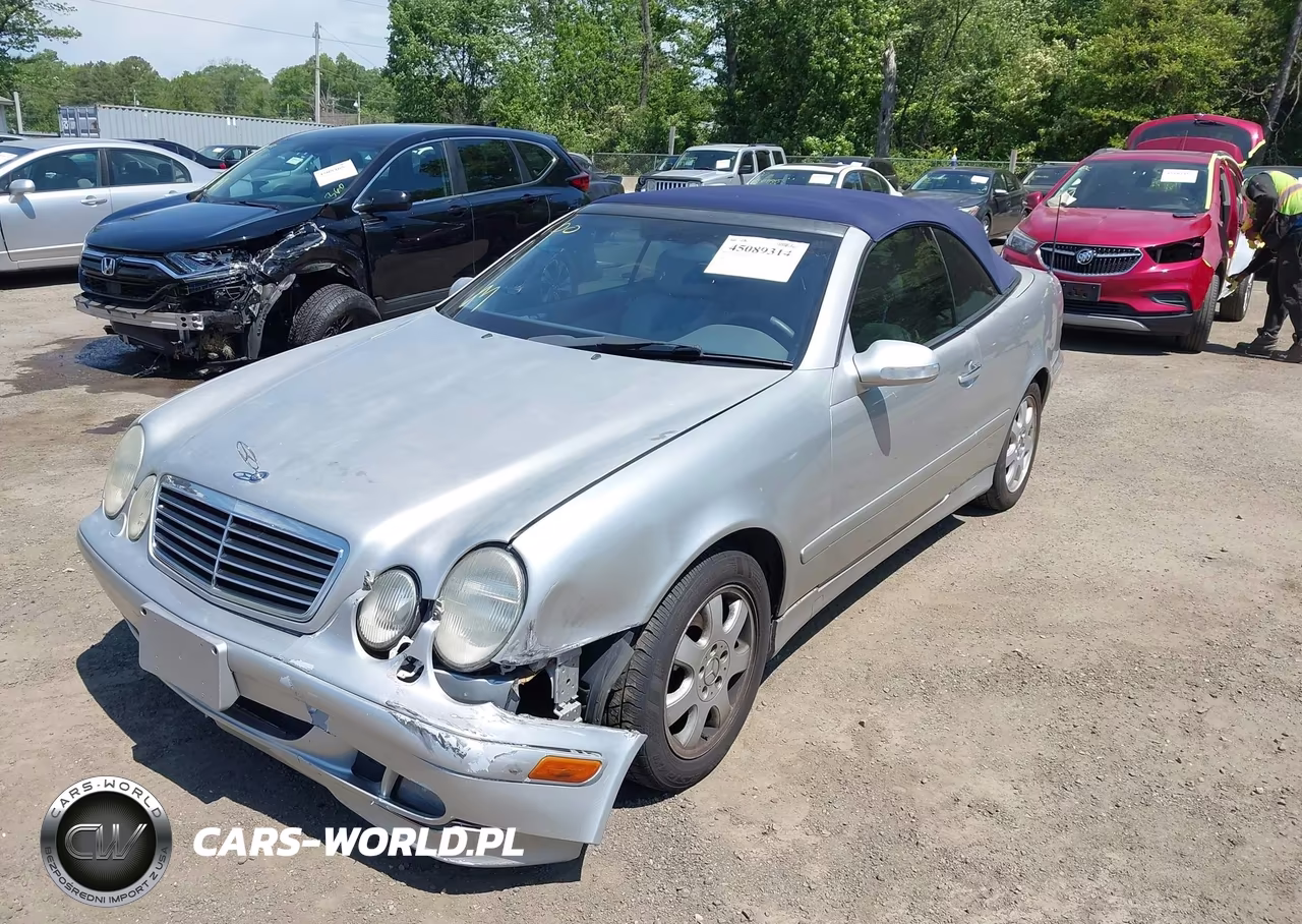 2001 Mercedes-Benz Clk 320 VIN:WDBLK65G41T064363 - 2