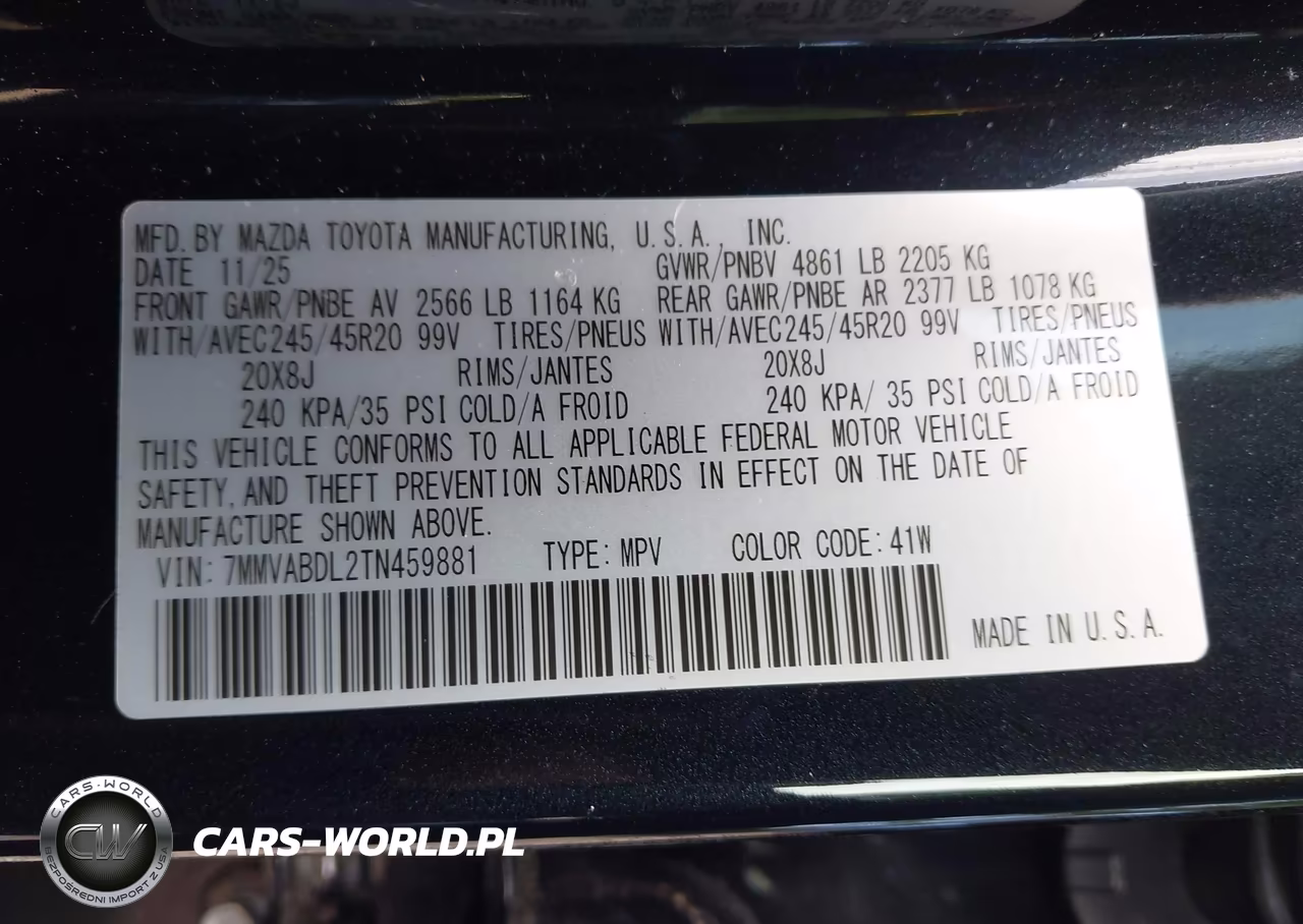 2026 Mazda Cx-50 2.5 S Premium VIN:7MMVABDL2TN459881 - 9