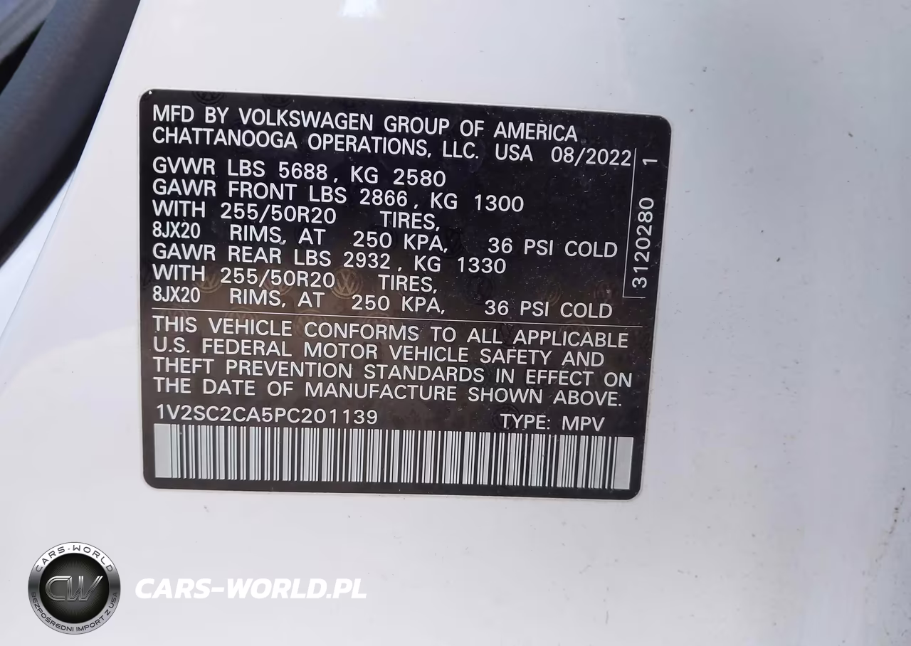 2023 Volkswagen Atlas Cross Sport 2.0T Sel R-Line Black VIN:1V2SC2CA5PC201139 - 9