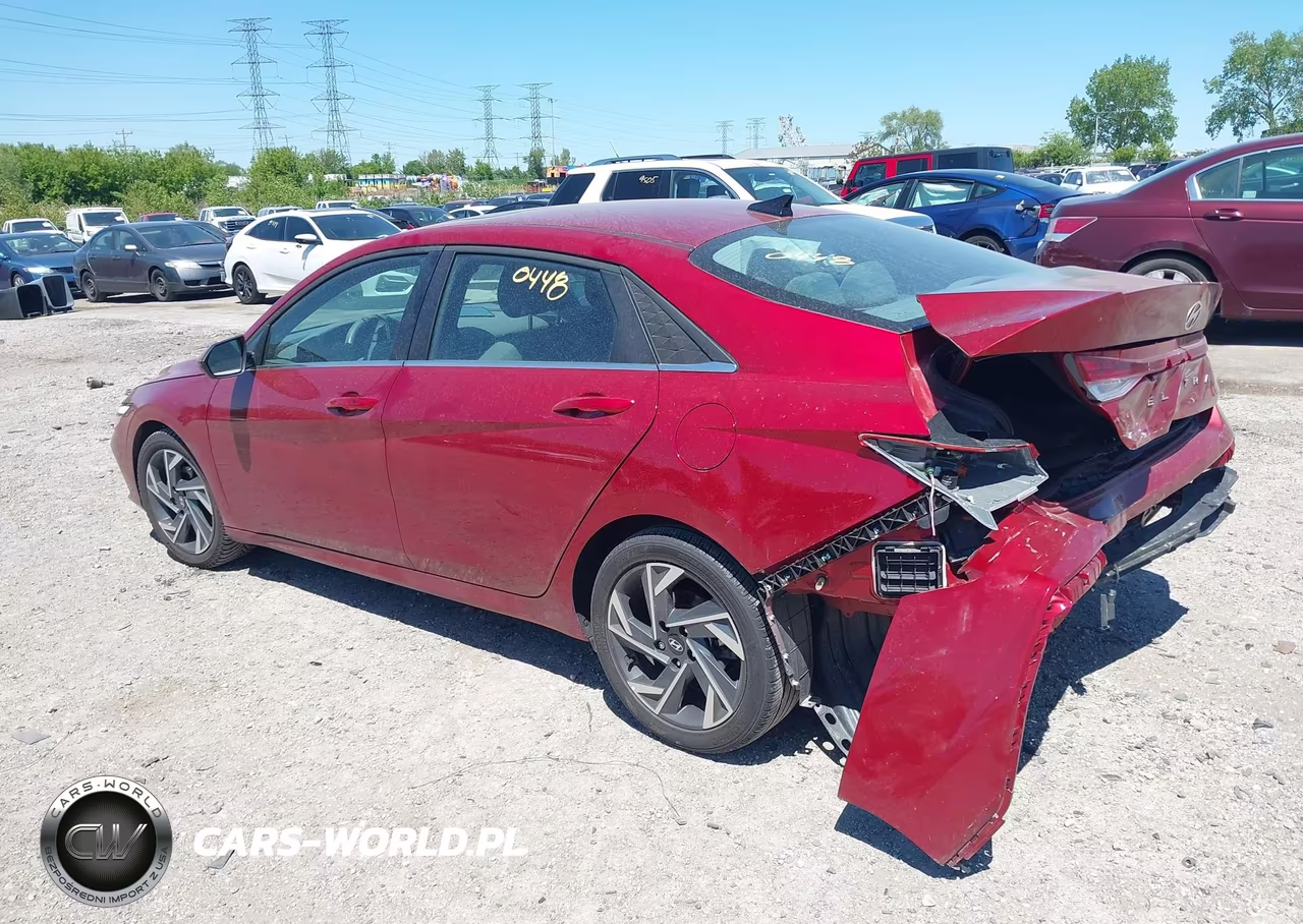 2024 Hyundai Elantra Sel VIN:KMHLS4DG2RU787377 - 3