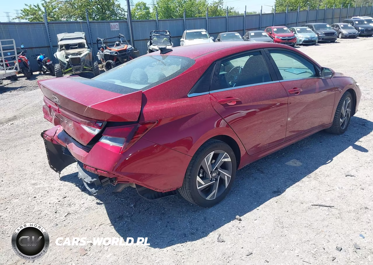 2024 Hyundai Elantra Sel VIN:KMHLS4DG2RU787377 - 4