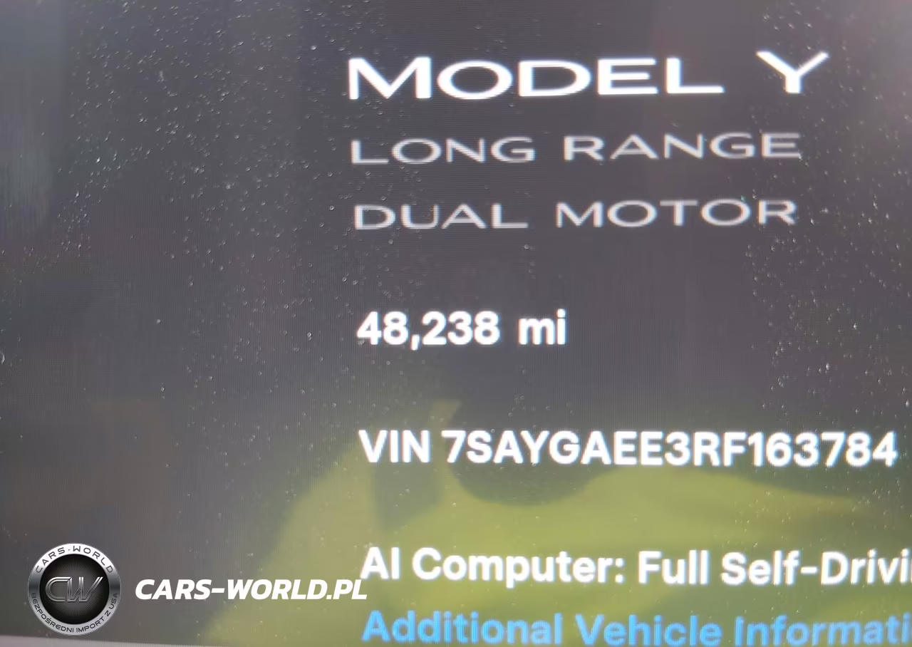 2024 Tesla Model Y Long Range Dual Motor All-Wheel Drive VIN:7SAYGAEE3RF163784 - 16