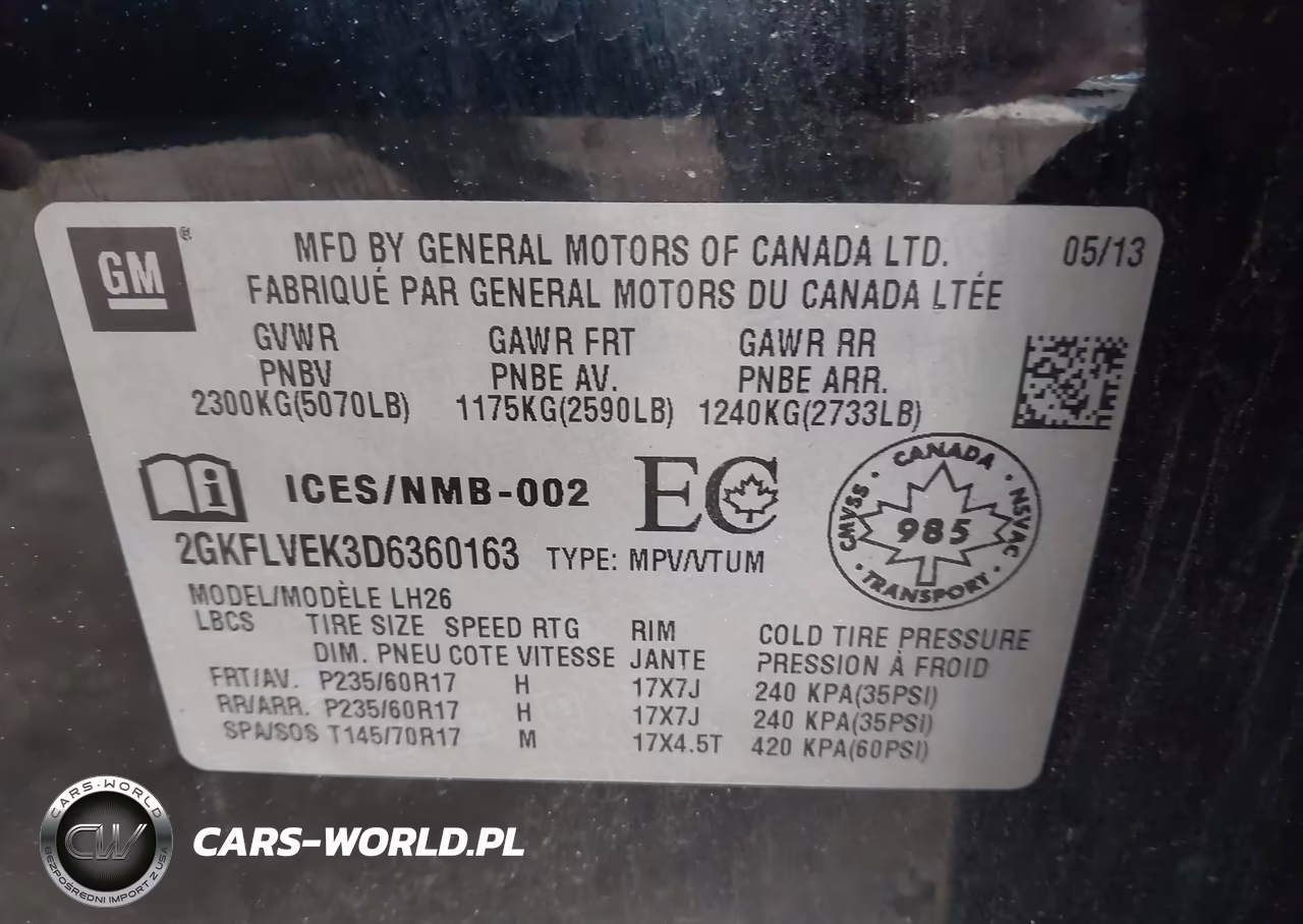 2013 GMC Terrain Slt-1 VIN:2GKFLVEK3D6360163 - 9