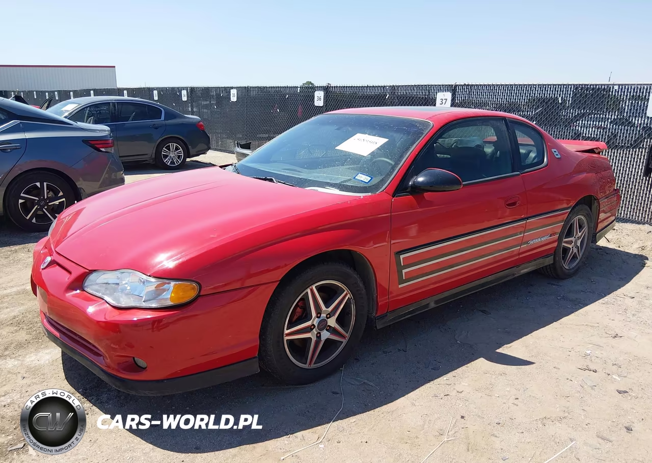 2004 Chevrolet Monte Carlo Supercharged Ss VIN:2G1WZ121249350049 - 2
