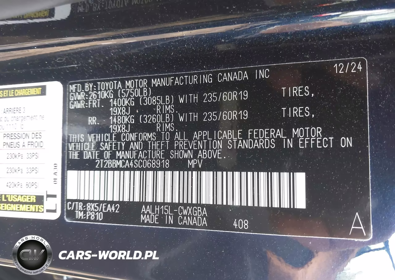 2025 Lexus Rx 350H Premium VIN:2T2BBMCA4SC068918 - 9