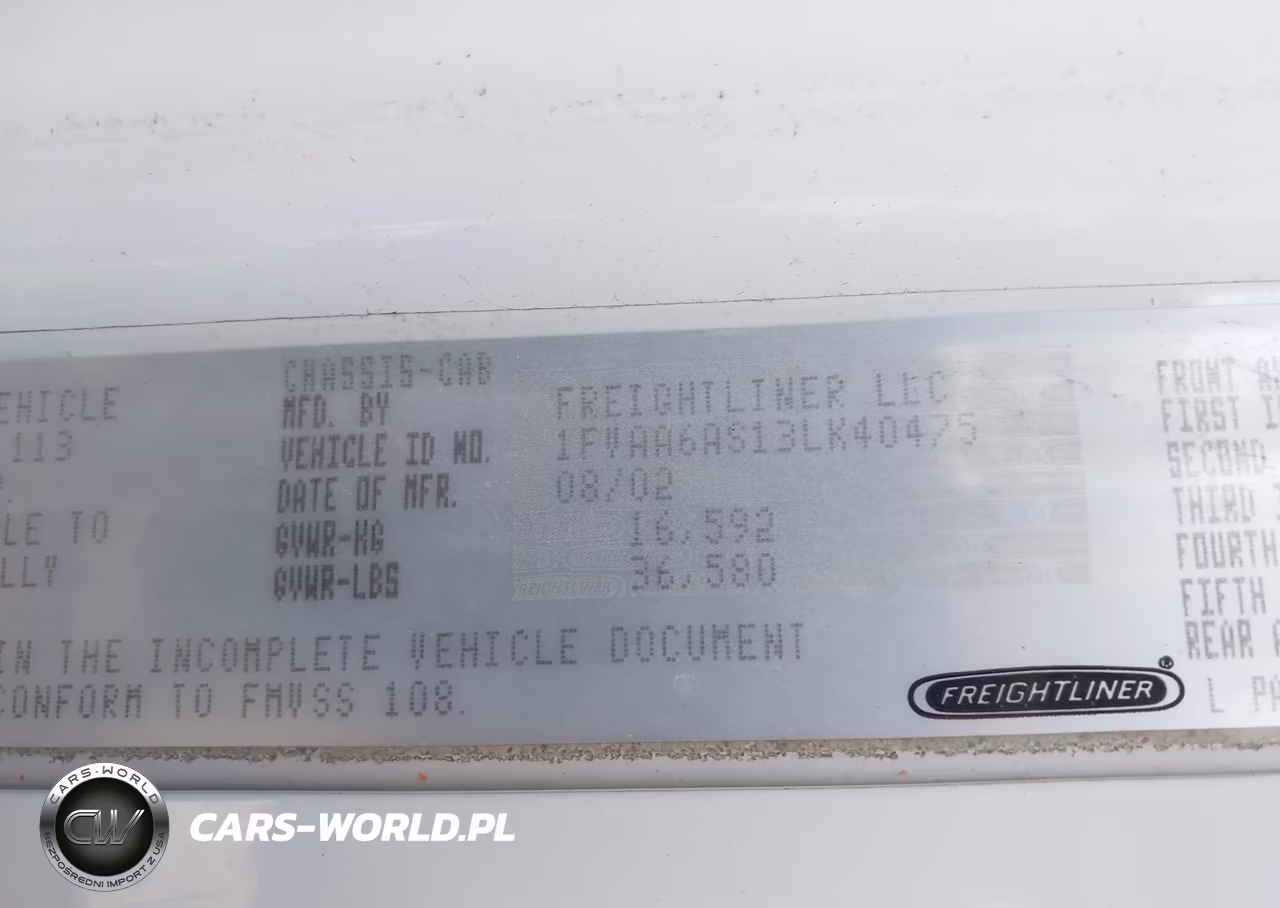 2003 Freightliner Conventional Columbia VIN:1FVAA6AS13LK40475 - 9