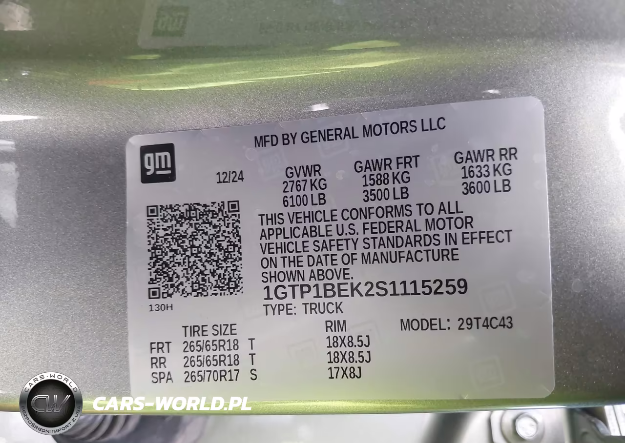 2025 GMC Canyon 2Wd Elevation VIN:1GTP1BEK2S1115259 - 9