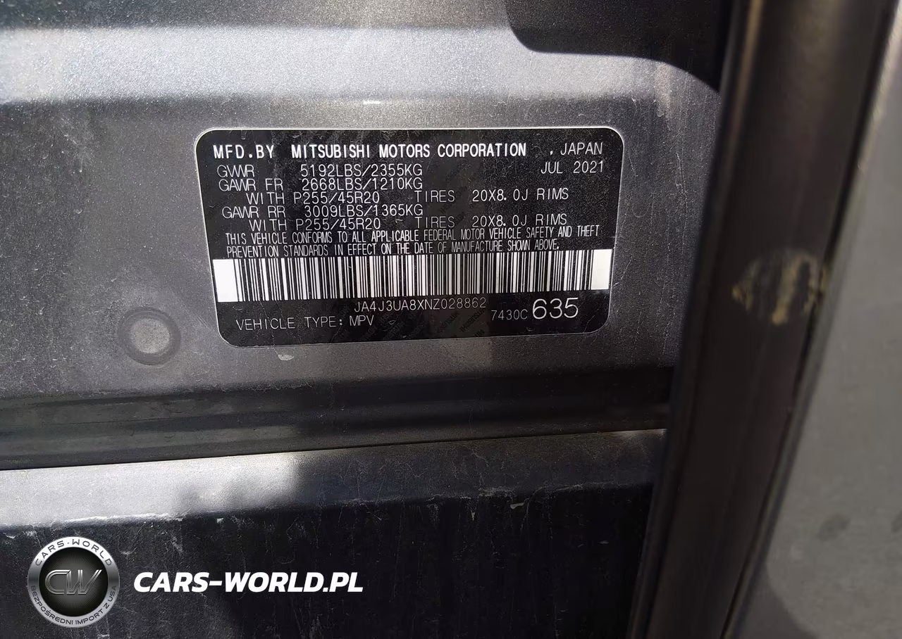 2022 Mitsubishi Outlander Black Edition 2Wd-Se 2.5 2Wd-Se Launch Edition 2Wd VIN:JA4J3UA8XNZ028862 - 9