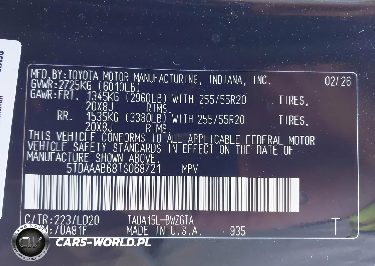 2026 Lexus Tx 350 Luxury VIN:5TDAAAB68TS068721 - 9
