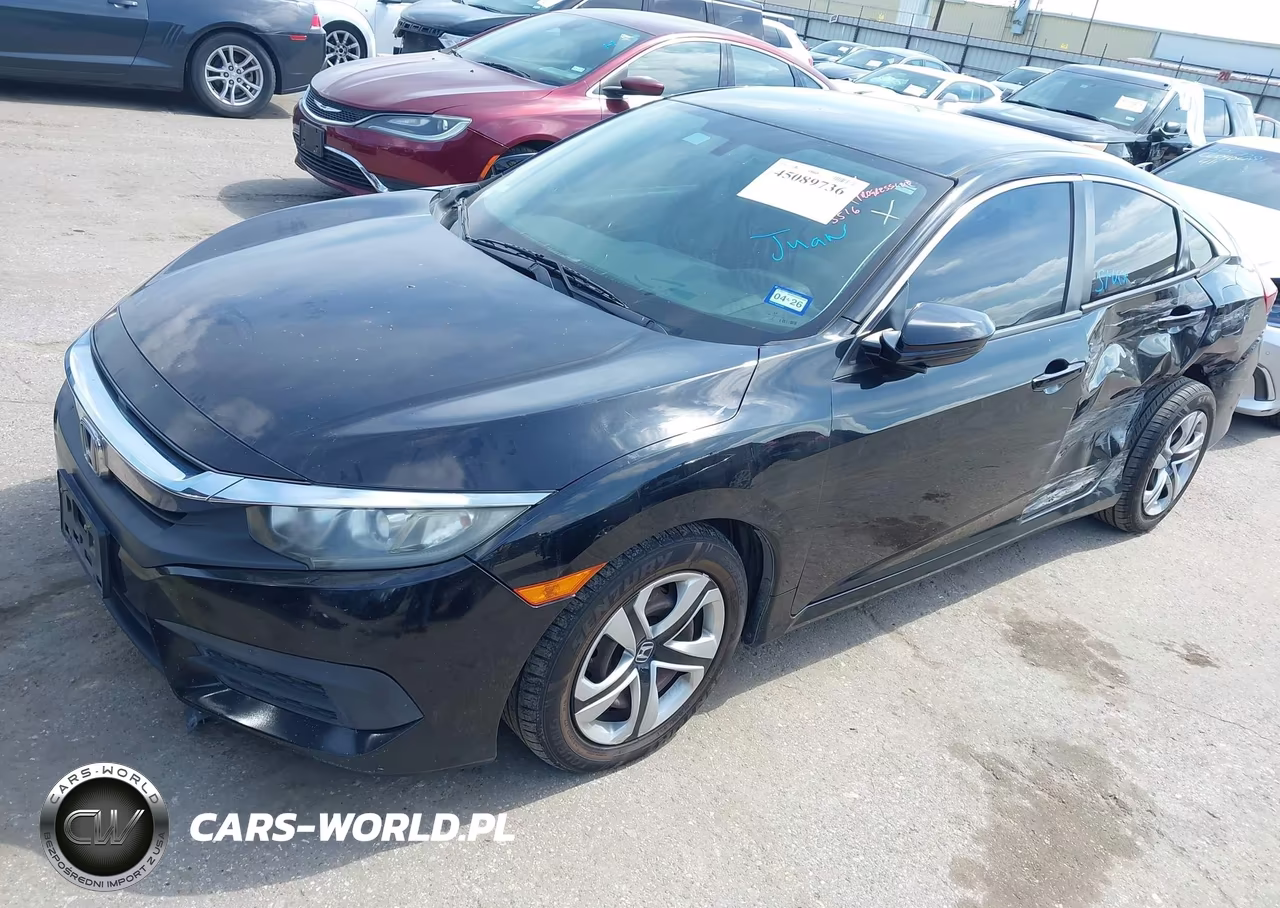 2018 Honda Civic Lx VIN:19XFC2F55JE043502 - 2