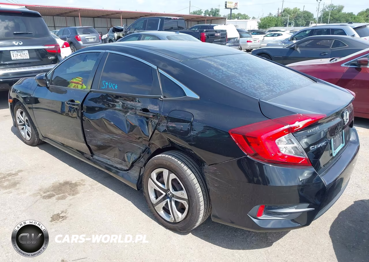 2018 Honda Civic Lx VIN:19XFC2F55JE043502 - 3