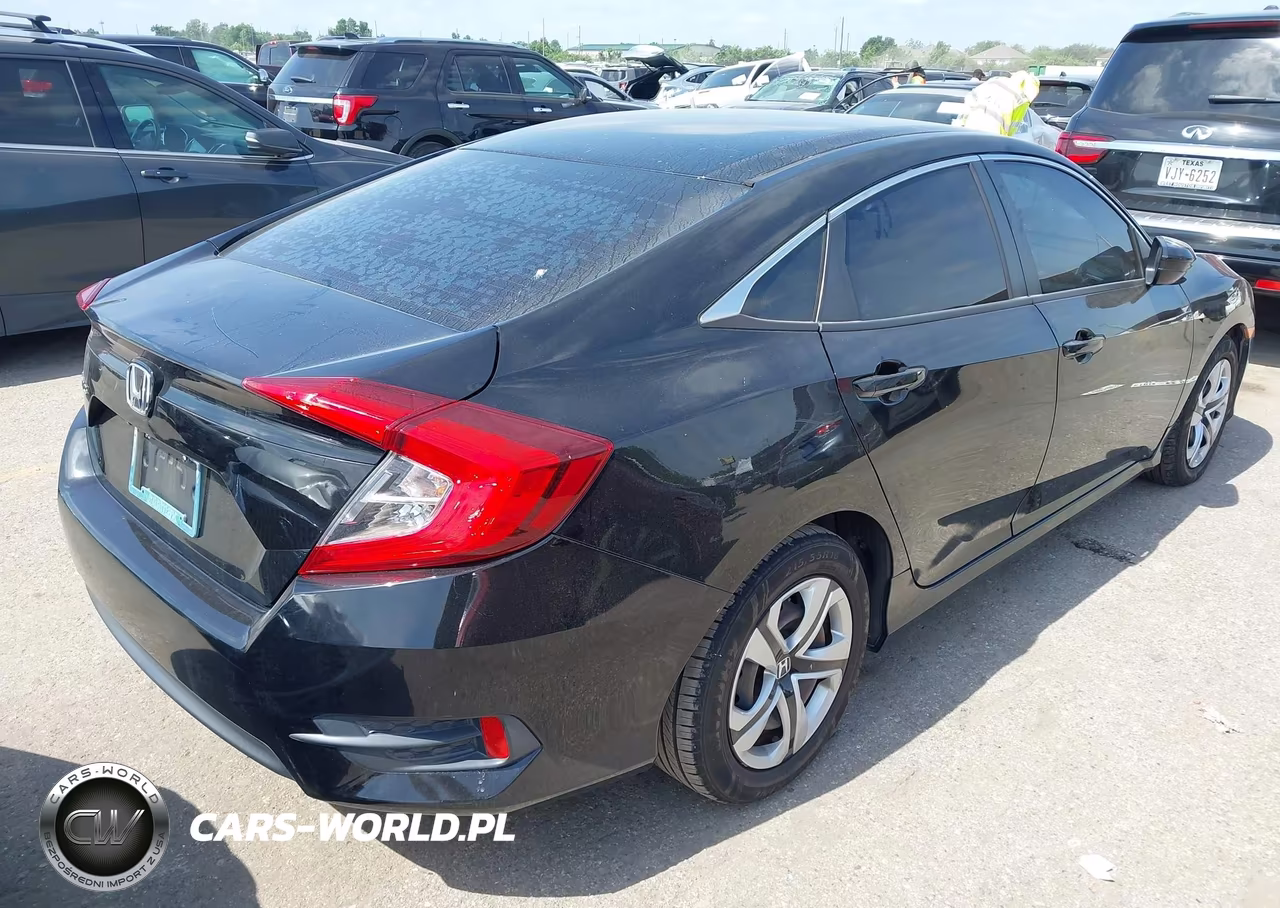 2018 Honda Civic Lx VIN:19XFC2F55JE043502 - 4