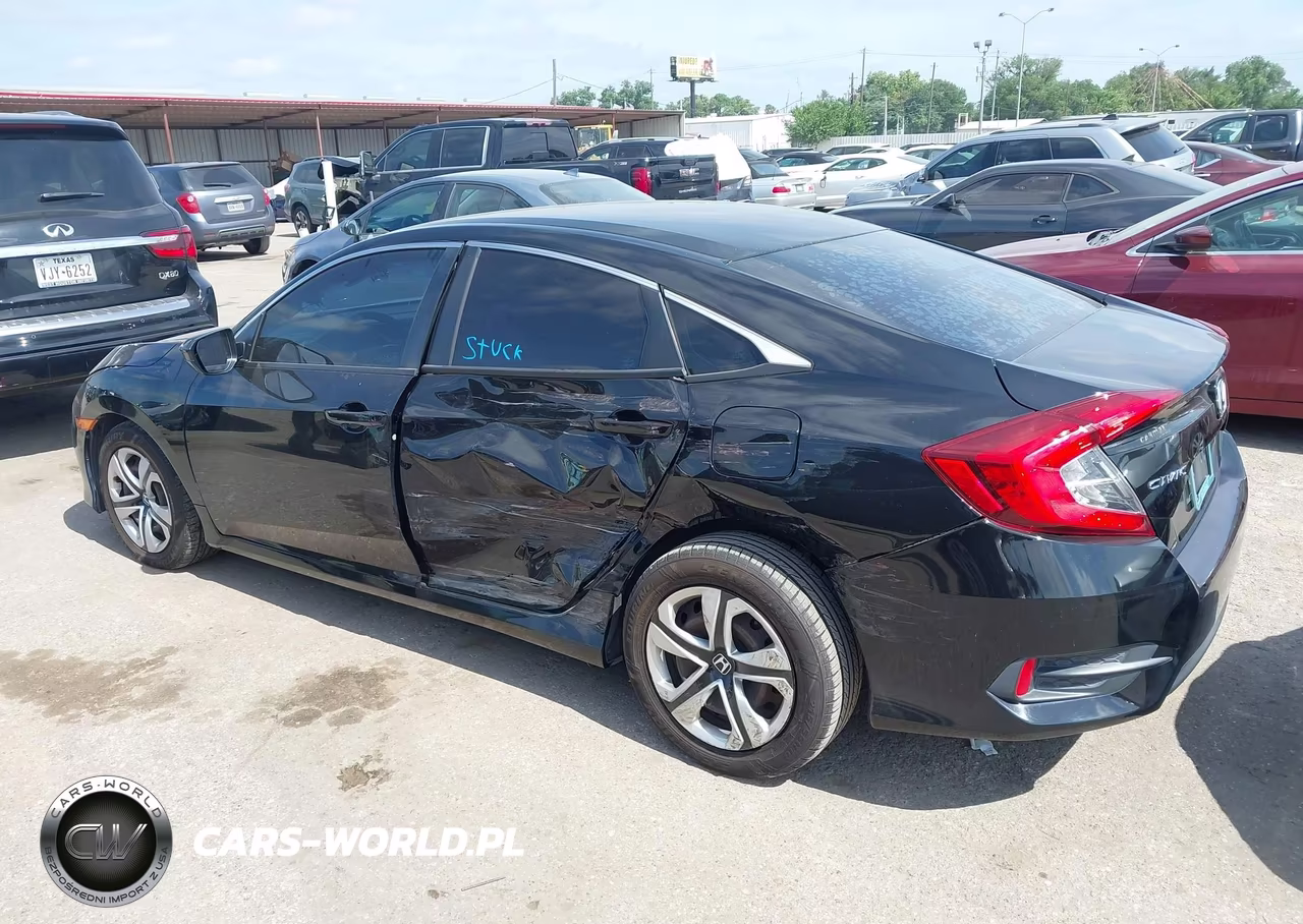 2018 Honda Civic Lx VIN:19XFC2F55JE043502 - 6