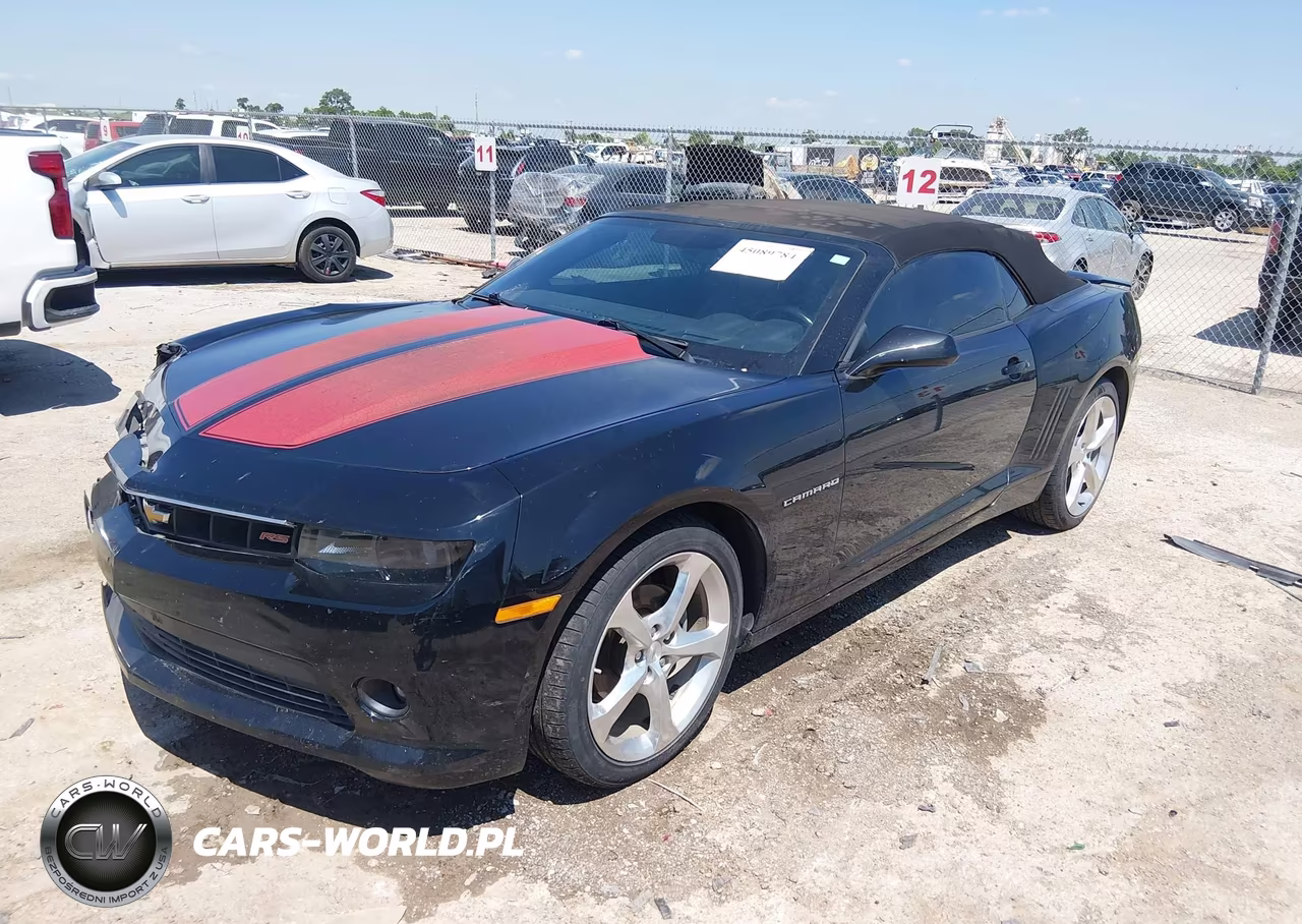 2015 Chevrolet Camaro 2Lt VIN:2G1FF3D32F9208967 - 2