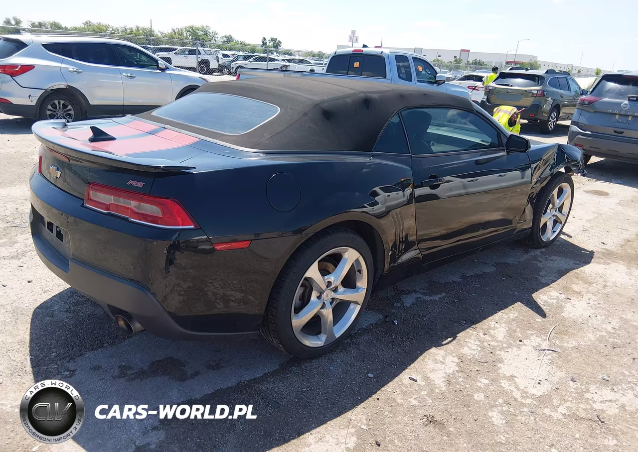 2015 Chevrolet Camaro 2Lt VIN:2G1FF3D32F9208967 - 4