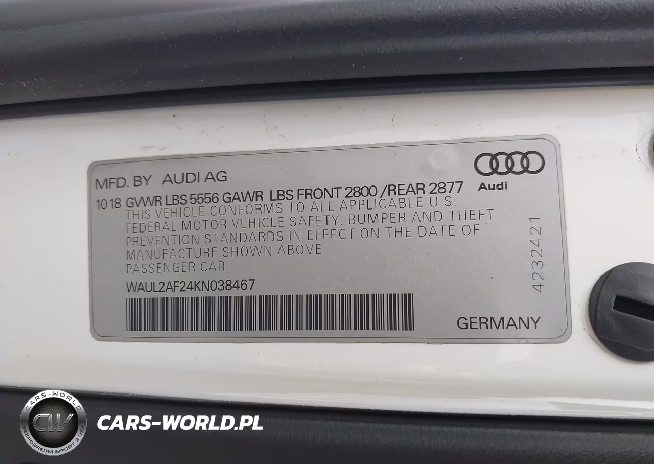 2019 Audi A6 55 Premium VIN:WAUL2AF24KN038467 - 9