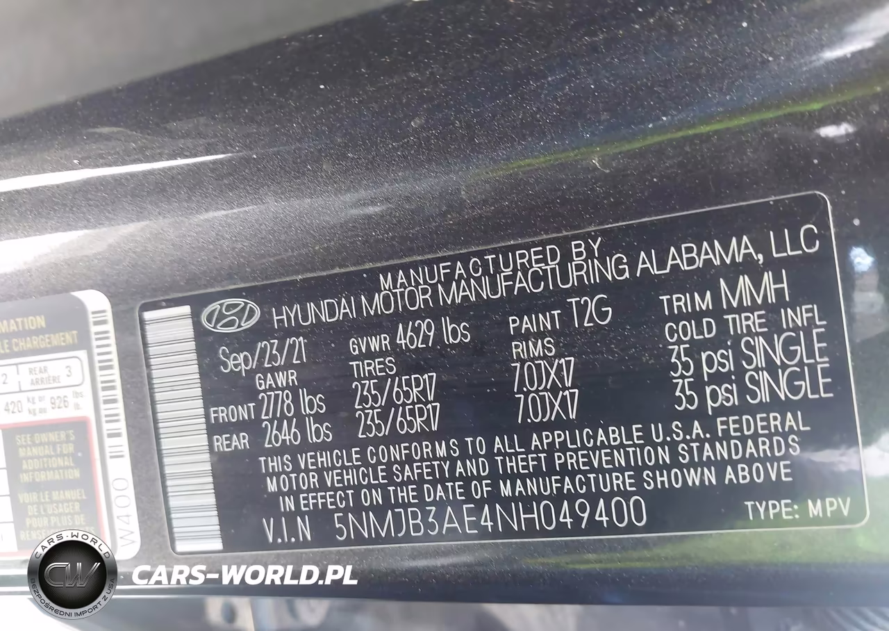 2022 Hyundai Tucson Sel VIN:5NMJB3AE4NH049400 - 9