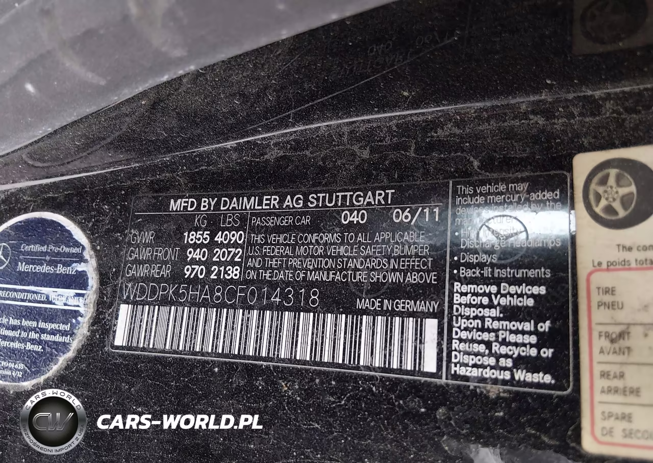 2012 Mercedes-Benz Slk 350 VIN:WDDPK5HA8CF014318 - 17