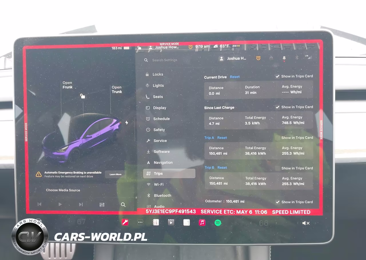 2023 Tesla Model 3 Performance Dual Motor All-Wheel Drive VIN:5YJ3E1EC9PF491543 - 19