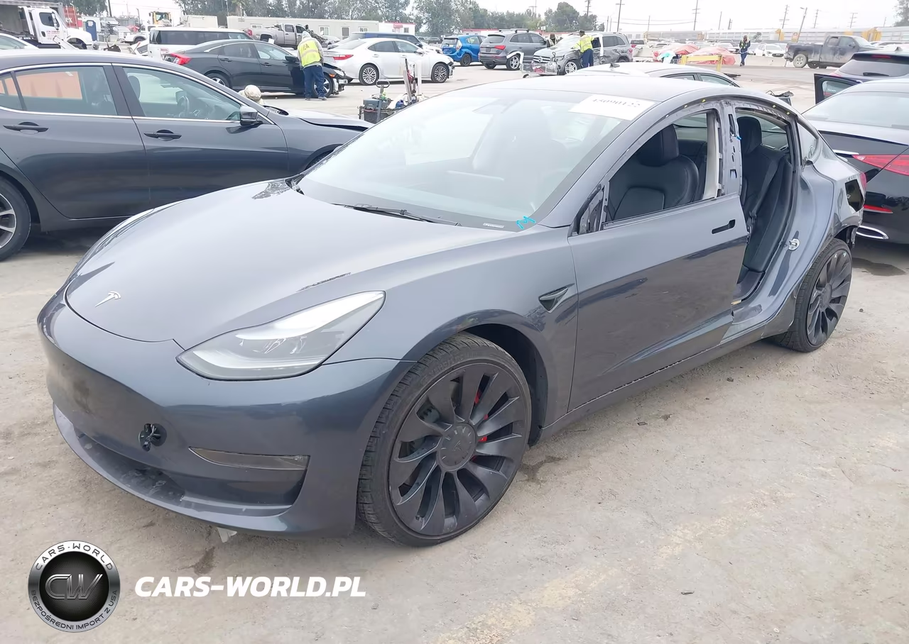 2023 Tesla Model 3 Performance Dual Motor All-Wheel Drive VIN:5YJ3E1EC9PF491543 - 2