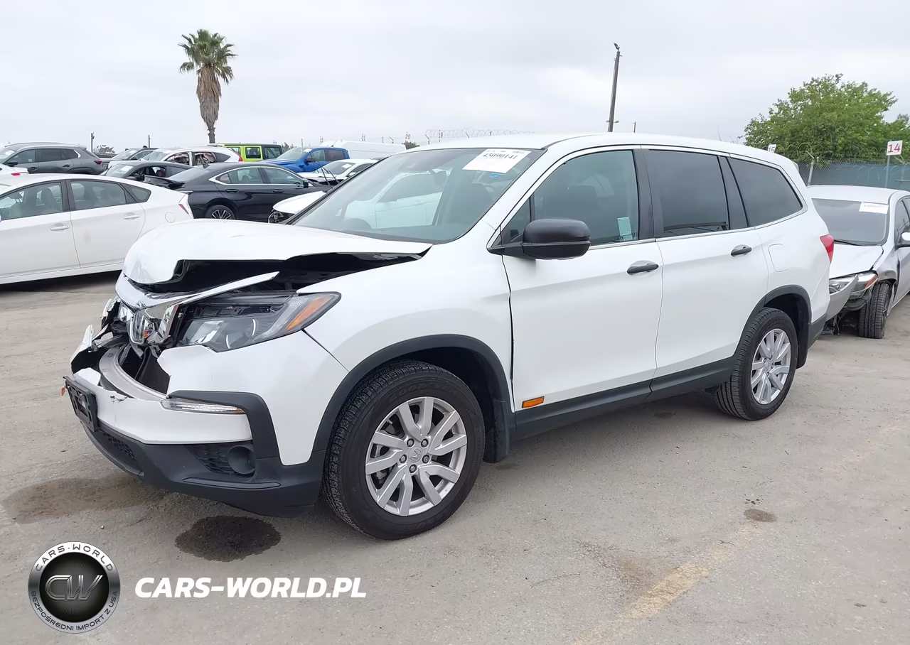 2020 Honda Pilot 2Wd Lx VIN:5FNYF5H19LB023679 - 2