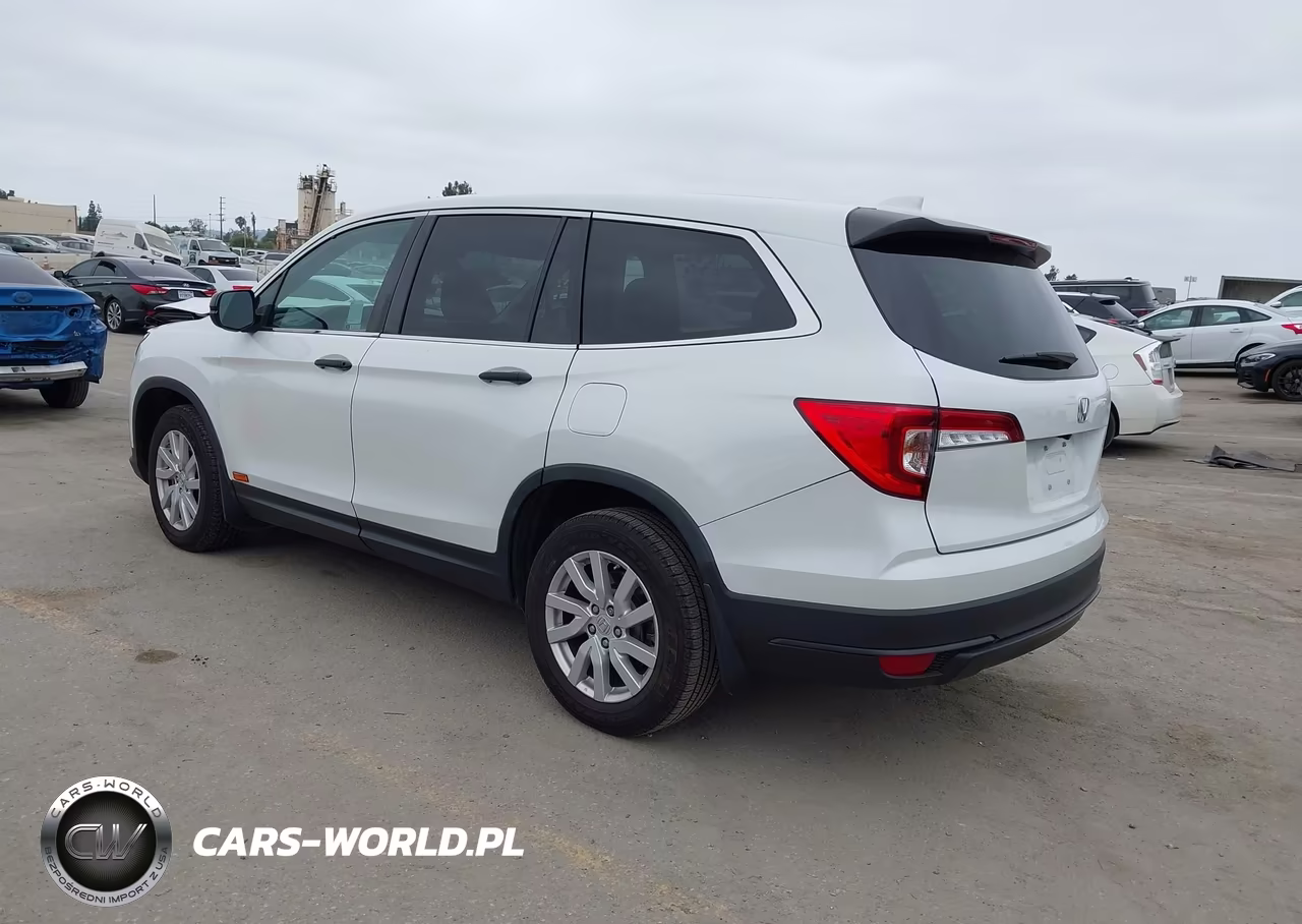 2020 Honda Pilot 2Wd Lx VIN:5FNYF5H19LB023679 - 3