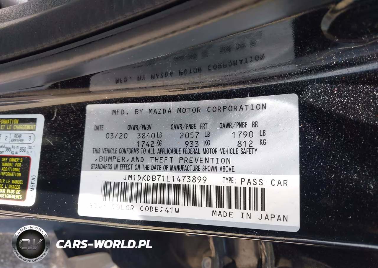 2020 Mazda Cx-3 Sport VIN:JM1DKDB71L1473899 - 9