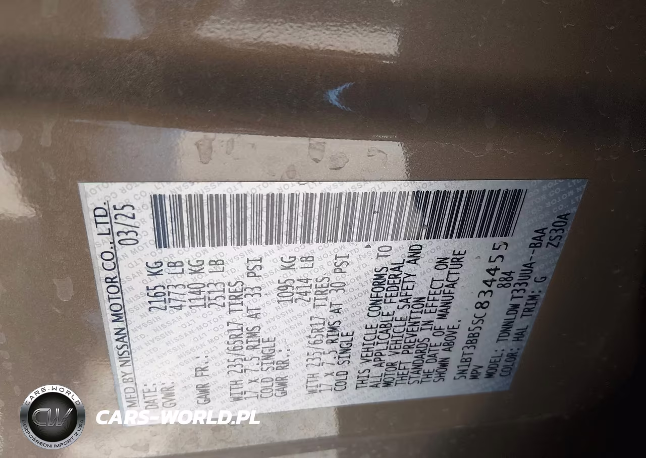 2025 Nissan Rogue Rock Creek VIN:5N1BT3BB5SC834455 - 9