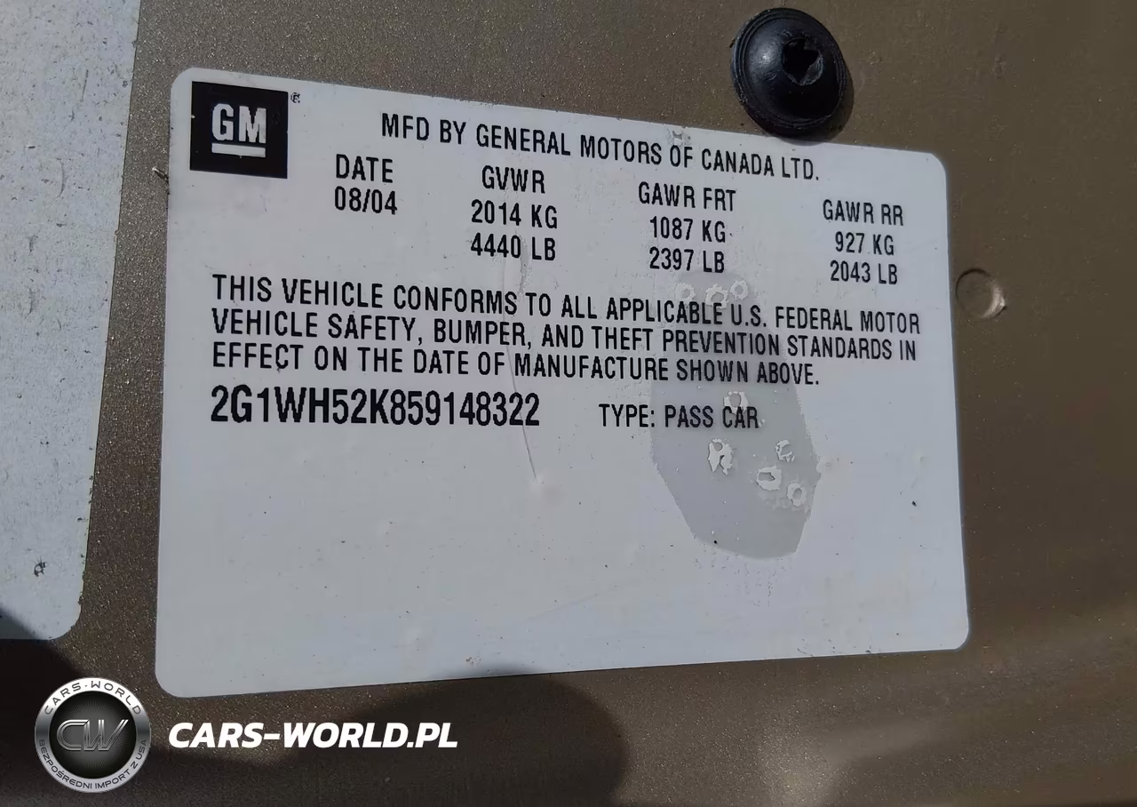 2005 Chevrolet Impala Ls VIN:2G1WH52K859148322 - 9