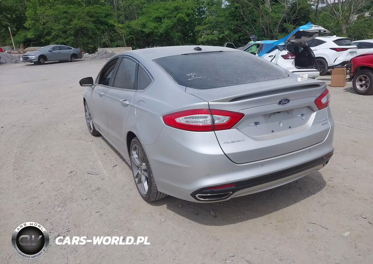 2014 Ford Fusion Titanium VIN:3FA6P0K90ER386059 - 3