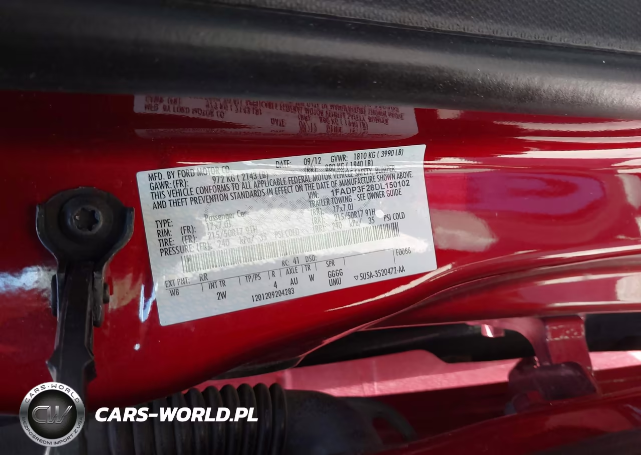 2013 Ford Focus Se VIN:1FADP3F28DL150102 - 9