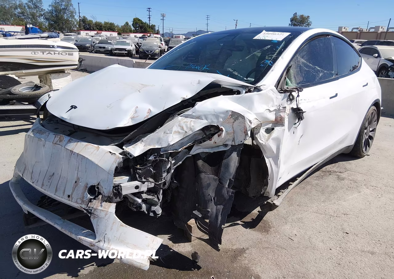 2022 Tesla Model Y Performance Dual Motor All-Wheel Drive VIN:7SAYGDEF0NF345589 - 2