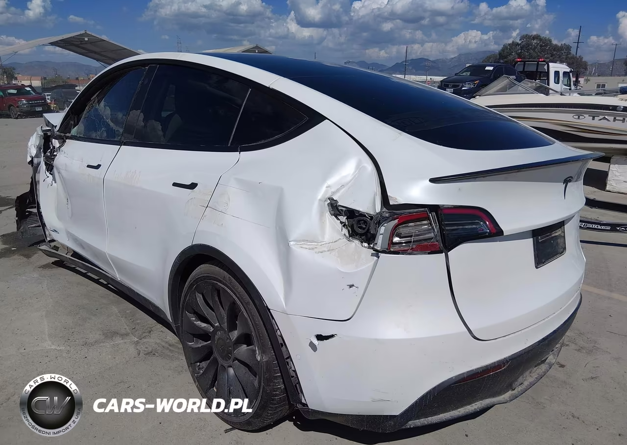 2022 Tesla Model Y Performance Dual Motor All-Wheel Drive VIN:7SAYGDEF0NF345589 - 3