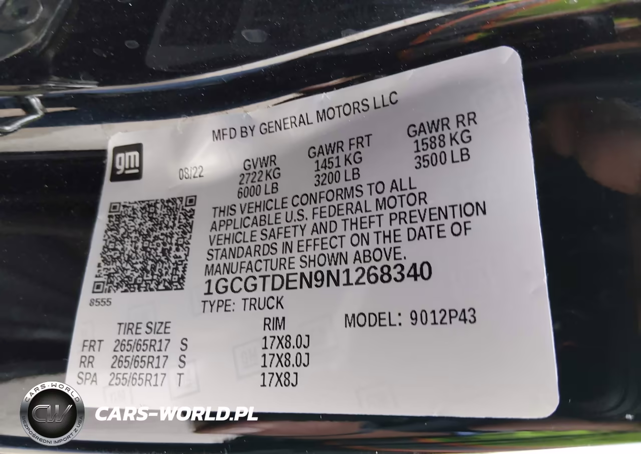 2022 Chevrolet Colorado 4Wd Short Box Z71 VIN:1GCGTDEN9N1268340 - 9