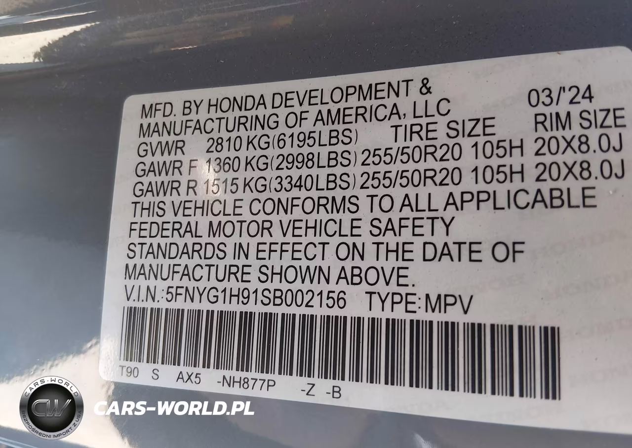 2025 Honda Pilot Black Edition VIN:5FNYG1H91SB002156 - 9