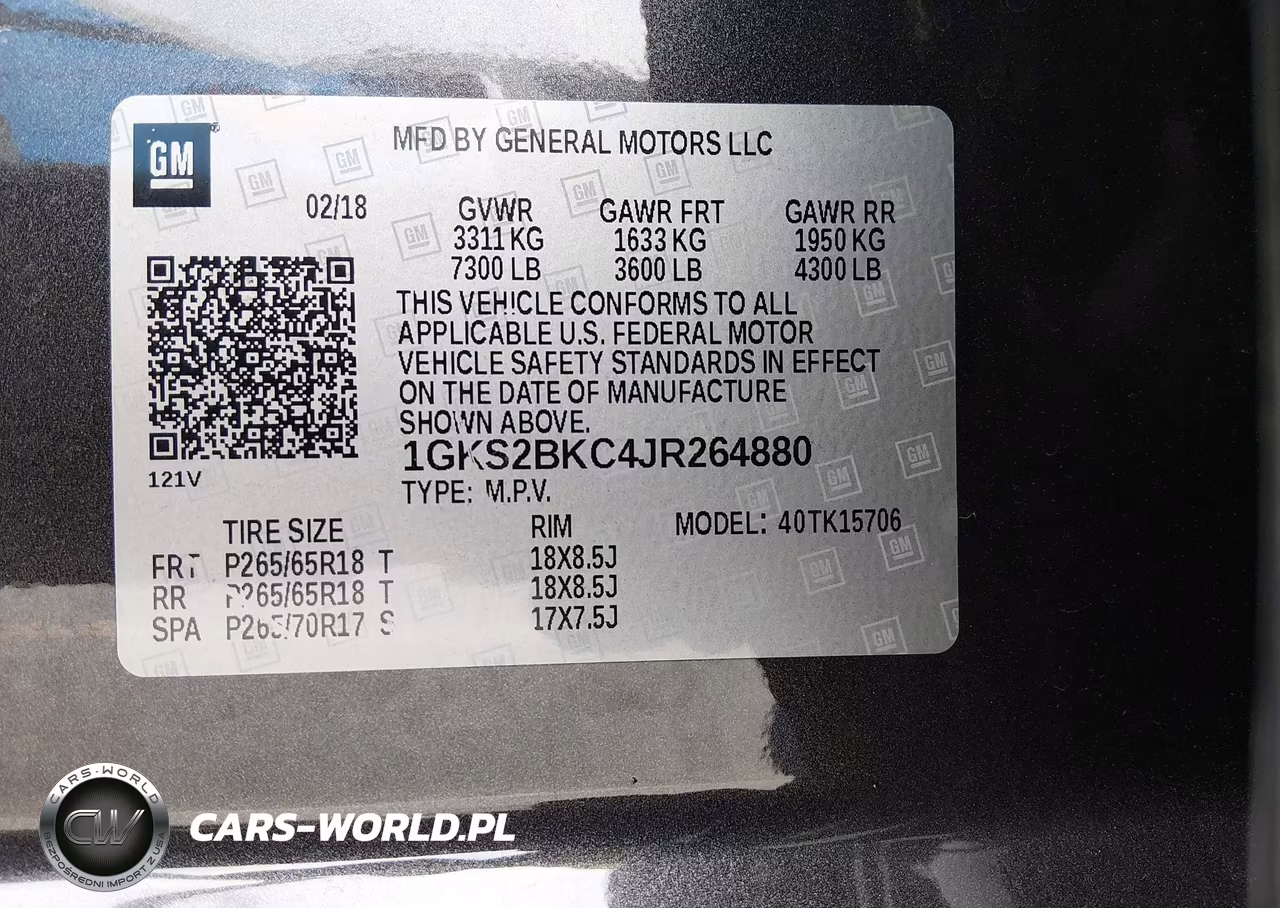 2018 GMC Yukon Slt VIN:1GKS2BKC4JR264880 - 9