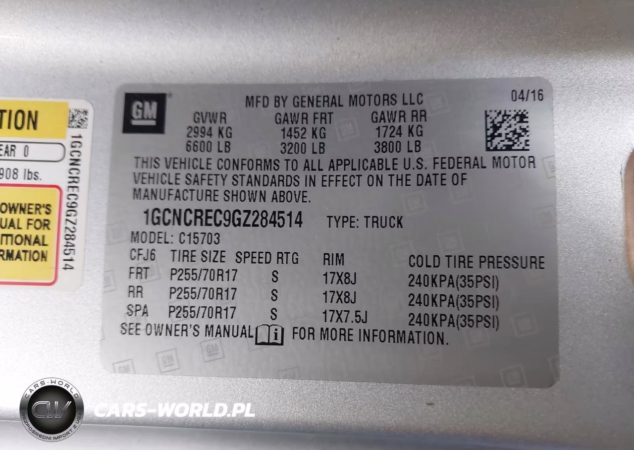 2016 Chevrolet Silverado 1500 1Lt VIN:1GCNCREC9GZ284514 - 9