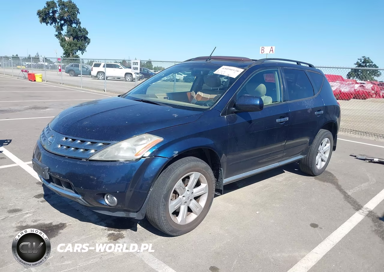 2007 Nissan Murano Sl VIN:JN8AZ08W27W601182 - 2