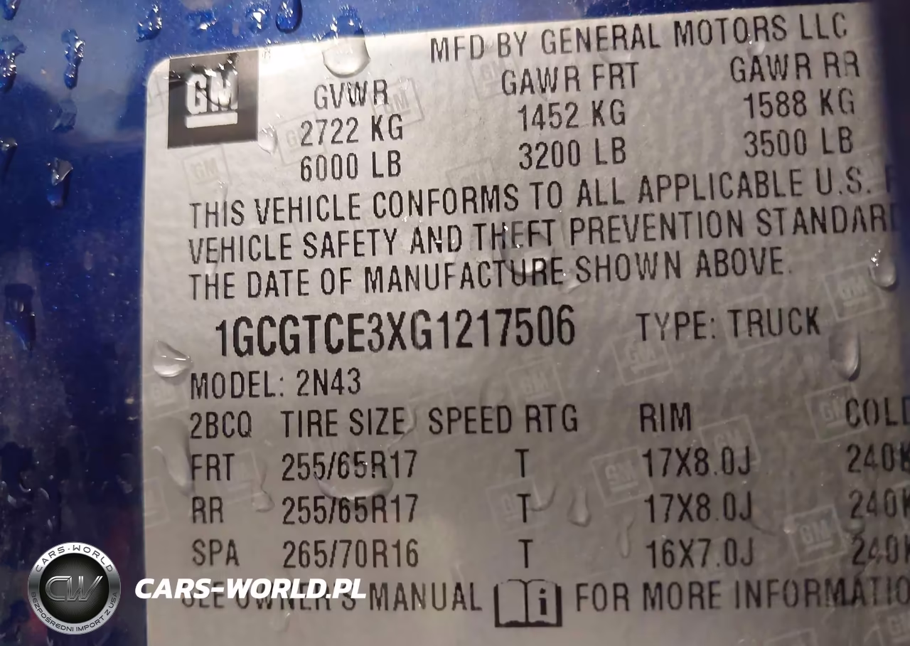 2016 Chevrolet Colorado Lt VIN:1GCGTCE3XG1217506 - 9