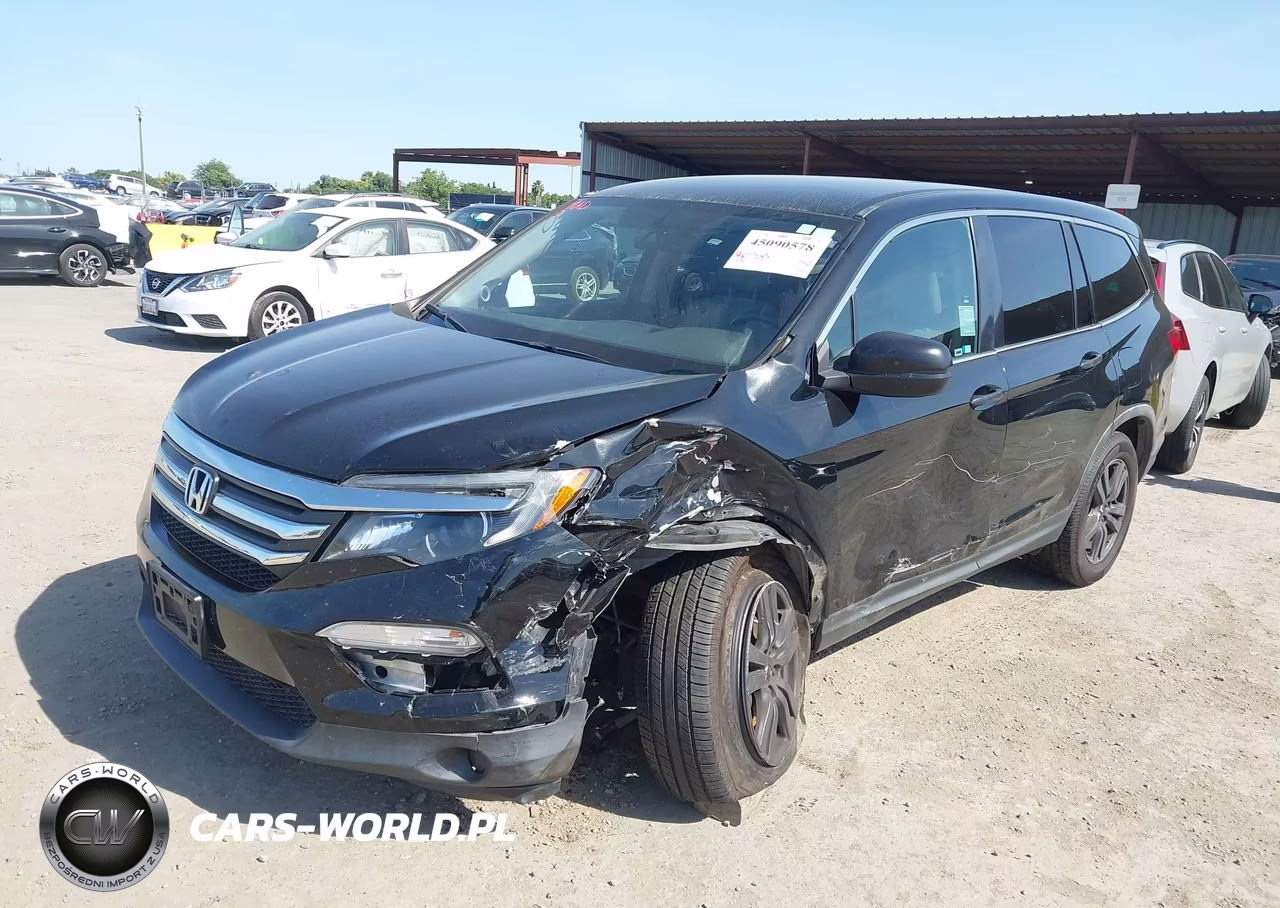 2016 Honda Pilot Lx VIN:5FNYF5H19GB023798 - 2