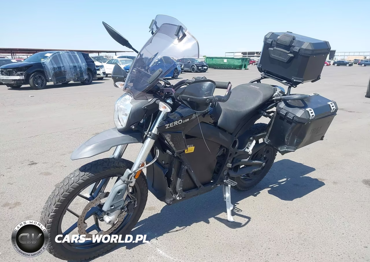 2021 Zero Motorcycles Inc Dsr Black Forest VIN:538SDMZ61MCG17787 - 2