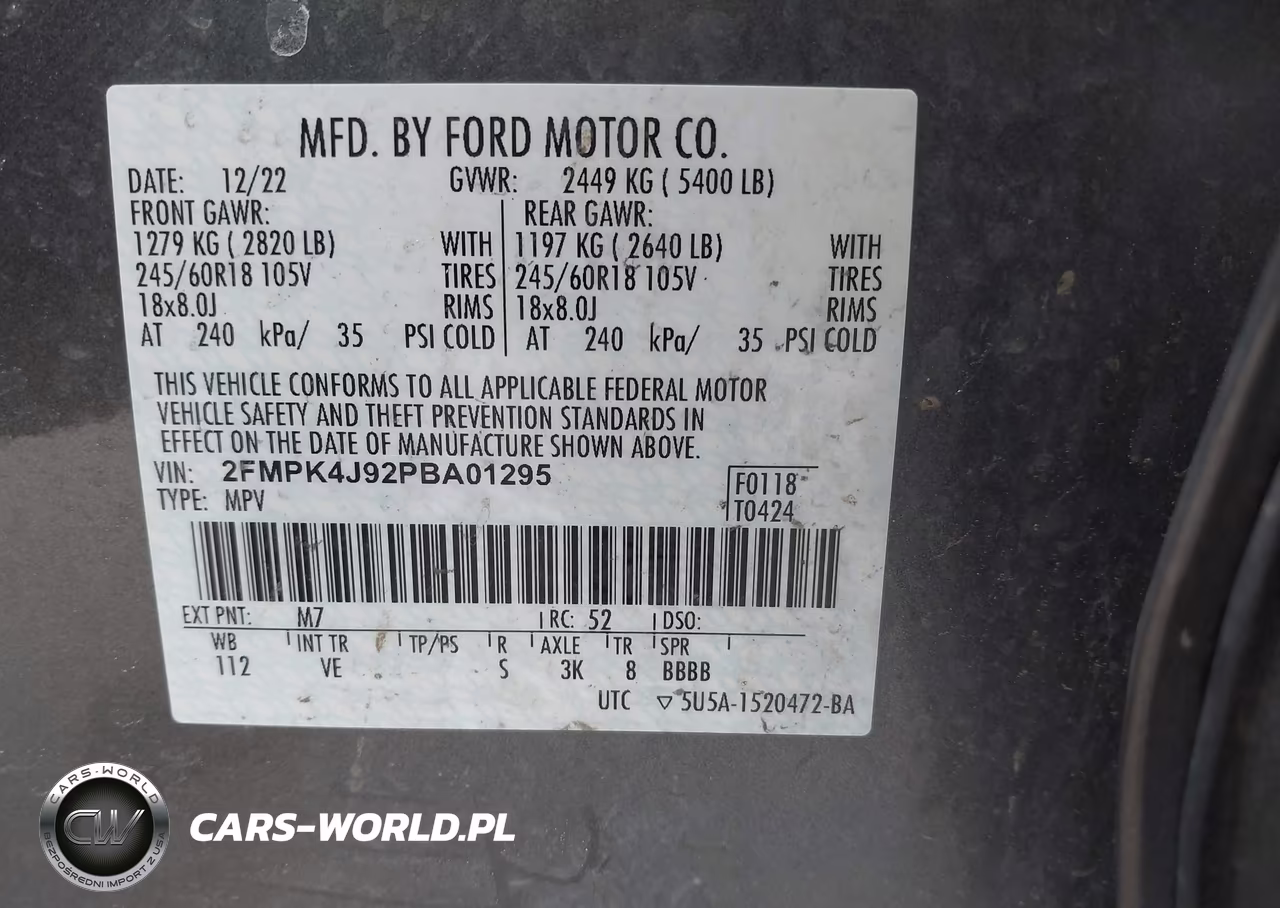 2023 Ford Edge Sel VIN:2FMPK4J92PBA01295 - 9
