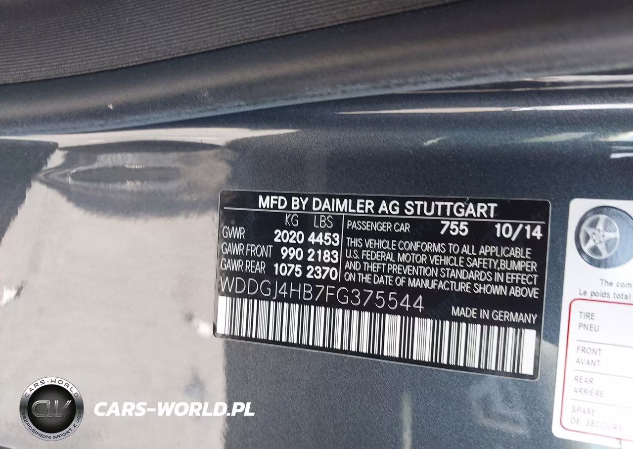 2015 Mercedes-Benz C 250 VIN:WDDGJ4HB7FG375544 - 9