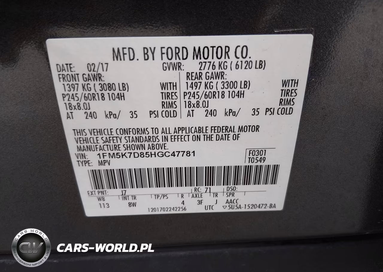 2017 Ford Explorer Xlt VIN:1FM5K7D85HGC47781 - 9