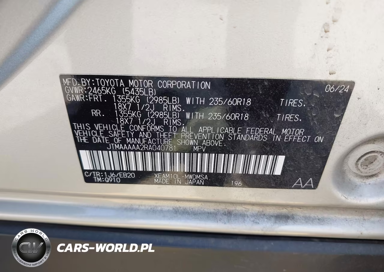 2024 Toyota Bz4X Xle VIN:JTMAAAAA2RA040781 - 9