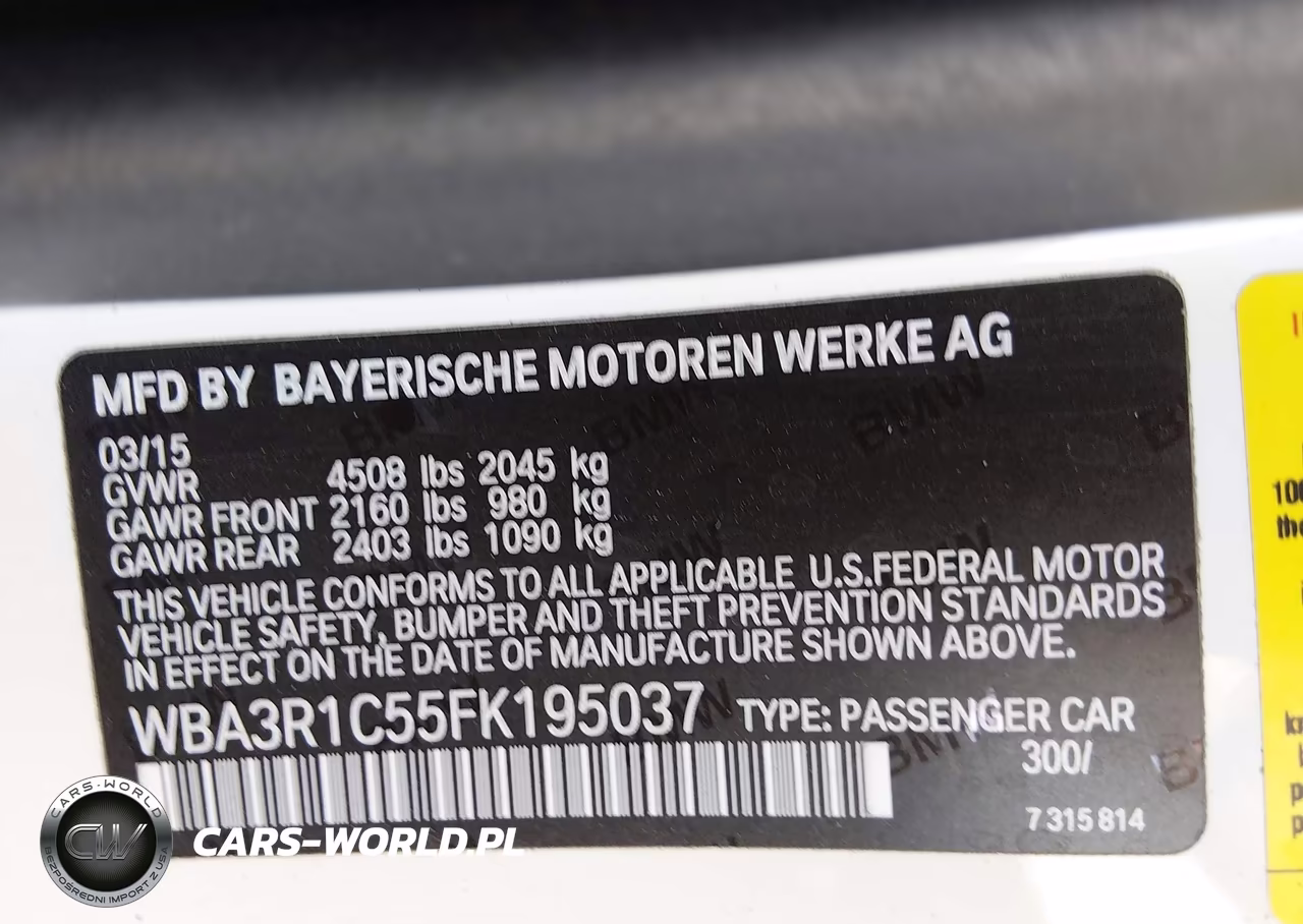 2015 BMW 435I VIN:WBA3R1C55FK195037 - 9
