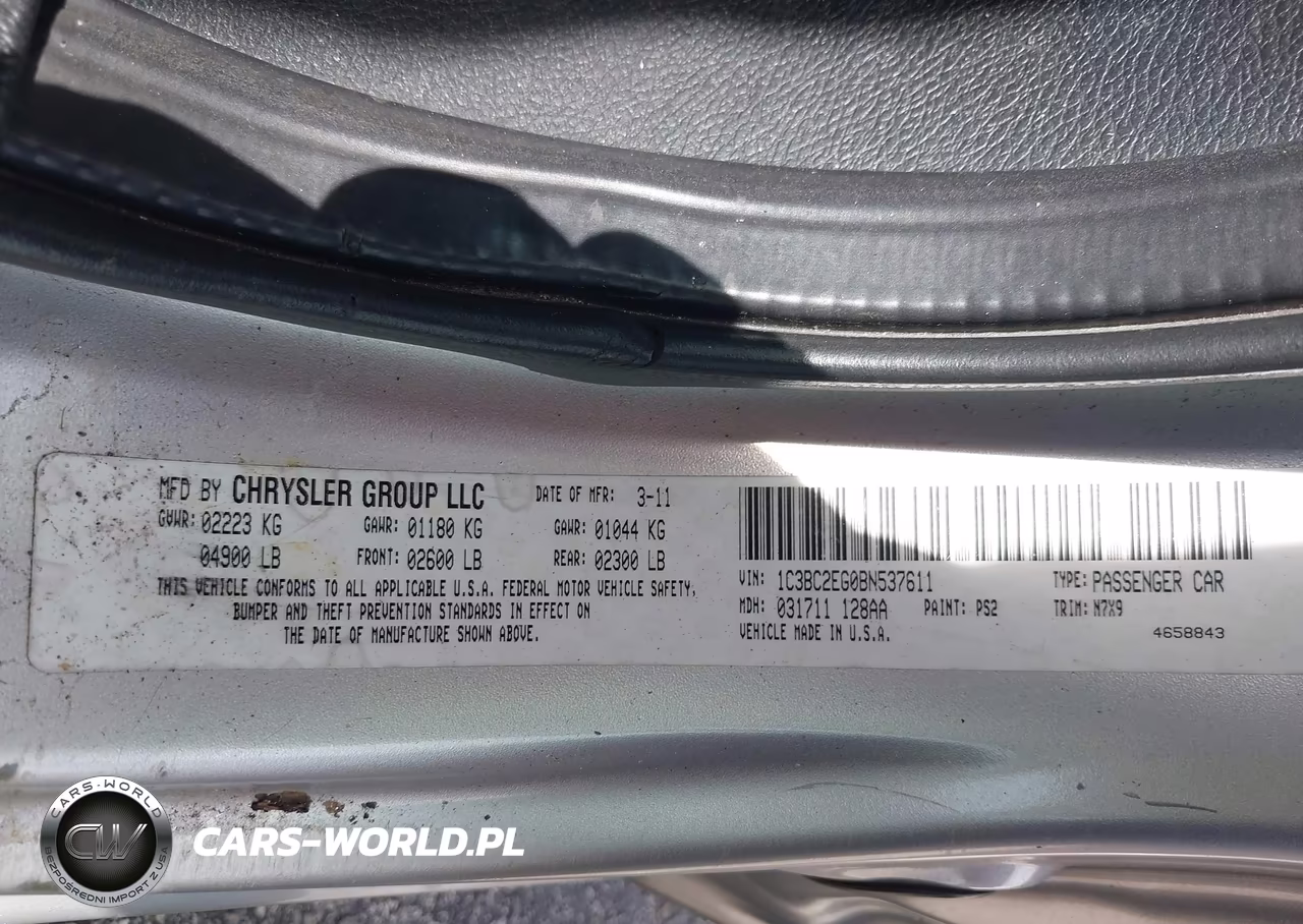2011 Chrysler 200 Touring VIN:1C3BC2EG0BN537611 - 9
