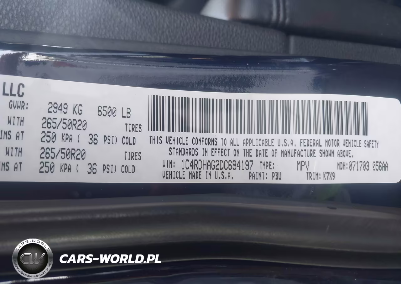 2013 Dodge Durango Sxt VIN:1C4RDHAG2DC694197 - 9